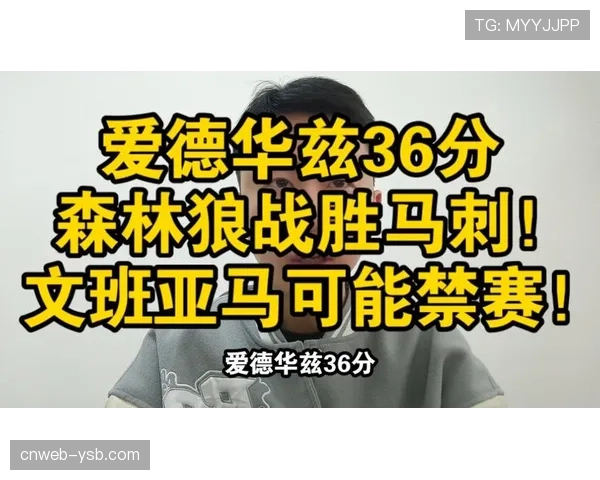 森林狼G5不敌马刺，爱德华兹36分难救主，文班亚马恶犯遭驱逐
